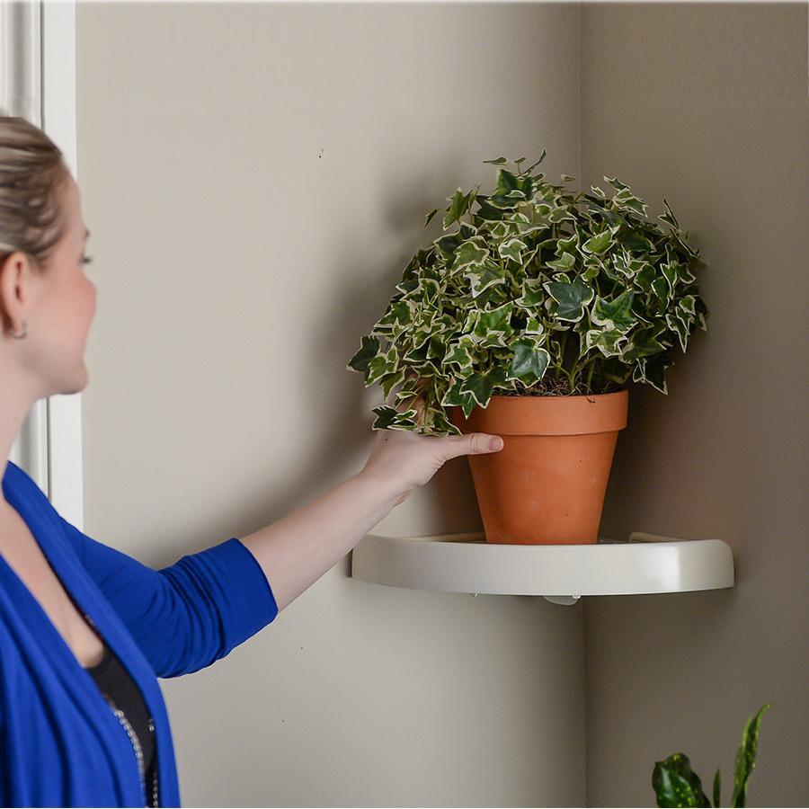 Non Adhesive 3X Corner Shelf